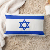 イスラエル共和国の旗 ランバークッション (ブランケット)