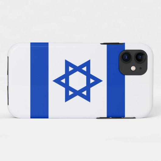 イスラエル共和国の旗 Case-Mate iPhoneケース (裏面(横))