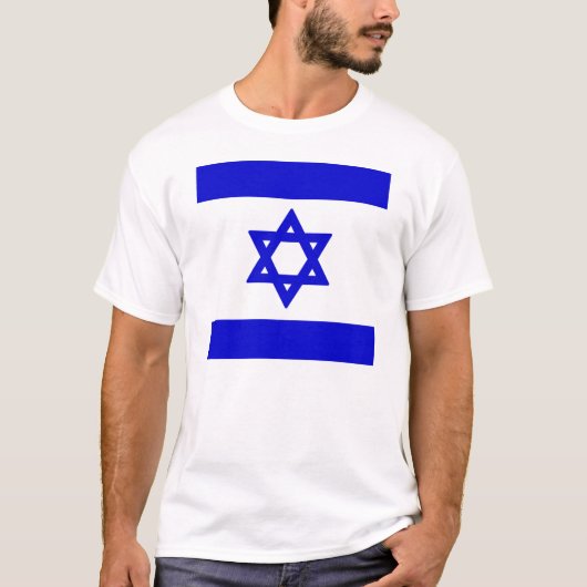 イスラエル共和国の旗 Tシャツ (正面)