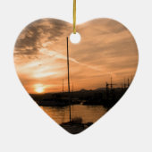 イスラエル共和国の日没 セラミックオーナメント (裏面)