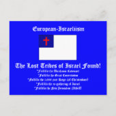 イスラエル共和国の無くなった種族は見つけました! ポストカード (正面)