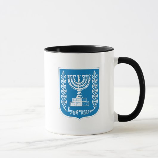 イスラエル共和国の紋章付き外衣 マグカップ (右)