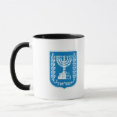 イスラエル共和国の紋章付き外衣 マグカップ (左)