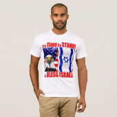 イスラエル共和国を賛美して下さい Tシャツ (正面フル)