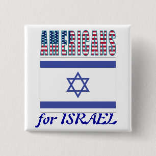 イスラエル共和国ボタンのためのアメリカ人 缶バッジ