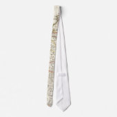 イスラエル共和国(1770年)のヴィンテージの地図 ネクタイ (裏面)