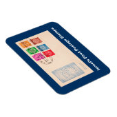 イスラエル初の切手 マグネット (右側)