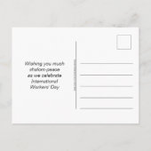 イスラエル労働日バーベキュー インビテーションポストカード (裏面)