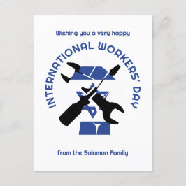 イスラエル労国際的働者日 ポストカード