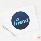 イスラエル友人 ラウンドシール (封筒)