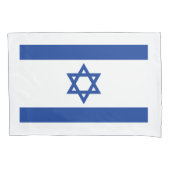 イスラエル国カスタム旗 枕カバー (正面)