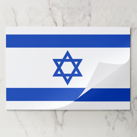 イスラエル国モダン国紙ランチョンマット ペーパーパッド (折り畳み)