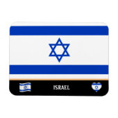 イスラエル国旗とイスラエル国旅行/イスラエル マグネット (横)