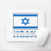 イスラエル国旗と国名 マウスパッド (マウス)