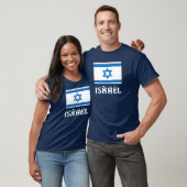 イスラエル国旗と言葉ISRAEL Tシャツ (ユニセックス)