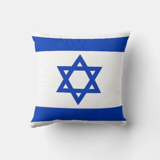 イスラエル国旗のアメリカのモーメント城ピロー クッション (裏面)