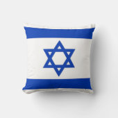 イスラエル国旗のアメリカのモーメント城ピロー クッション (正面)