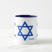 イスラエル国旗のオフィス/スポーツ マグカップ (中央)