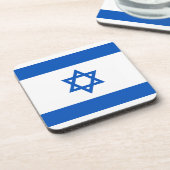 イスラエル国旗のコースター コースター (左側)