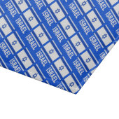 イスラエル国旗のパターン カッティングボード (角)