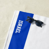 イスラエル国旗の壮麗な愛国心 ビーチタオル (インサイチュ)