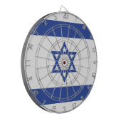 イスラエル国旗の州、ダビデ・ユダヤ教のスター ダーツボード (正面左)