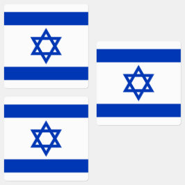 イスラエル国旗の正方形 ラベル