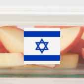 イスラエル国旗の正方形 ラベル (貼付)