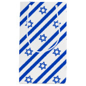 イスラエル国旗の青い星：ダビデ スモールペーパーバッグ (正面)