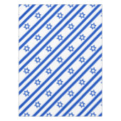 イスラエル国旗の青い星:ダビデ テーブルクロス (正面)