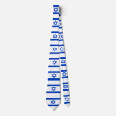 イスラエル国旗の青い星:ダビデ ネクタイ (正面)