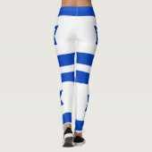 イスラエル国旗の青い星:ダビデ レギンス (裏面)