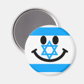 イスラエル国旗の顔 マグネット (正面/裏面)