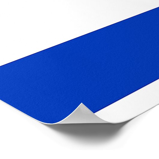 イスラエル国旗を掲げたポスター ポスター (角)