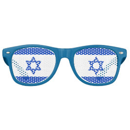 イスラエル国旗アダルトパーティーシェード レトロサングラス