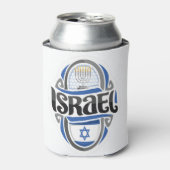 イスラエル国旗イスラエル 缶クーラー (缶正面)