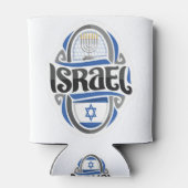 イスラエル国旗イスラエル 缶クーラー (裏面)