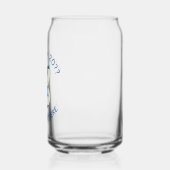 イスラエル国旗ハヌッカエンジェルパーソナライズされた ガラス缶 (左)