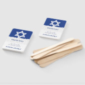 イスラエル国旗ユダヤイベントバー/バルミツワー ハンドファン (組立なし)