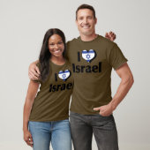 イスラエル国旗大好き Tシャツ (ユニセックス)