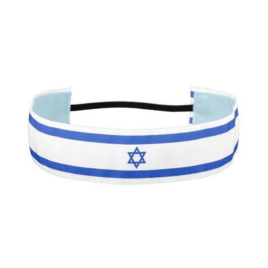 イスラエル国旗 アスレチックヘッドバンド (正面)