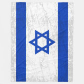 イスラエル国旗 – イスラエル伝統のタペストリー フリースブランケット (正面)