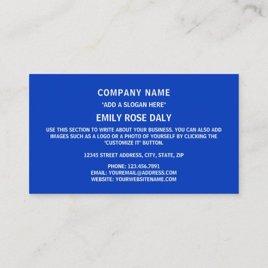 イスラエル国旗、イスラエル国旗 名刺 (裏面)