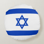 イスラエル国旗 (イスラエル) ラウンドクッション (裏面)