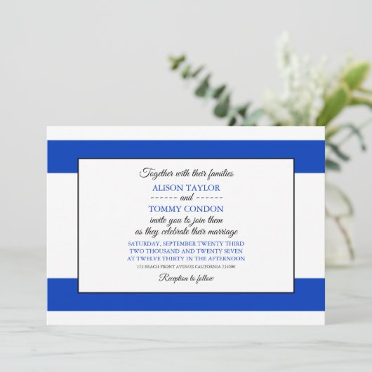 イスラエル国旗、イスラエ結婚ル国旗 招待状 (スタンド正面)