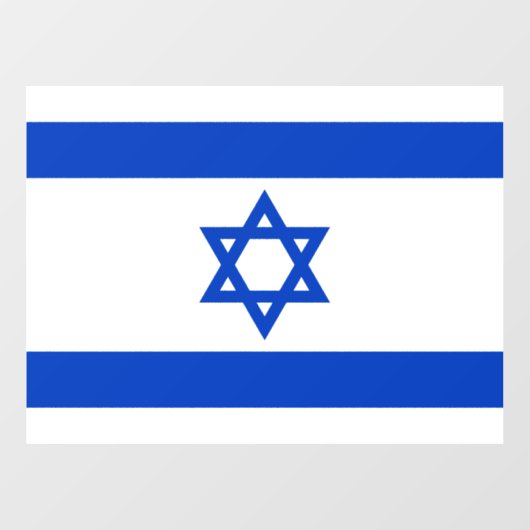 イスラエル国旗 ウィンドウサイン (シート)