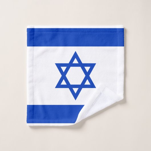 イスラエル国旗 ウォッシュタオル (ウォッシュタオル)