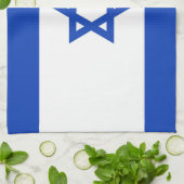 イスラエル国旗 キッチンタオル (折り畳み)