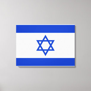 イスラエル国旗 キャンバスプリント