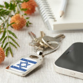 イスラエル国旗 キーホルダー (側面)